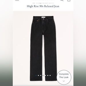 Abercrombie ultra high waist 90s relaxed jeans